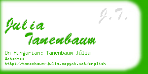 julia tanenbaum business card